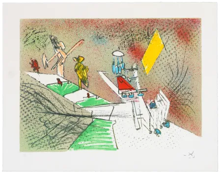 Litografía Matta - All Cosmicstrippers XII