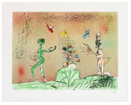 Litografía Matta - All Cosmicstrippers XIII