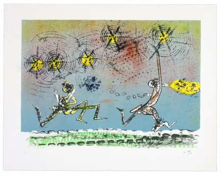 Litografía Matta - All Cosmicstrippers XVI