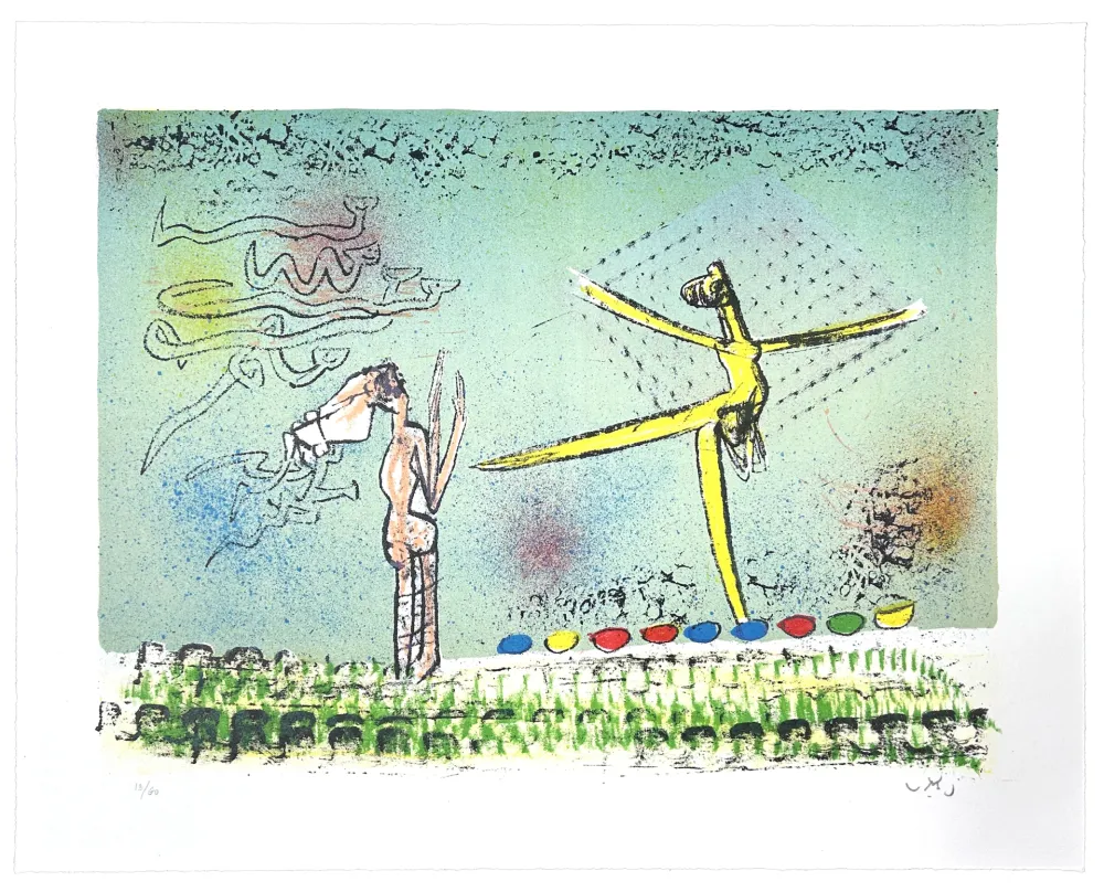 Litografía Matta - All Cosmicstrippers XVI