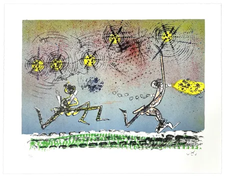 Litografía Matta - All Cosmicstrippers XVII