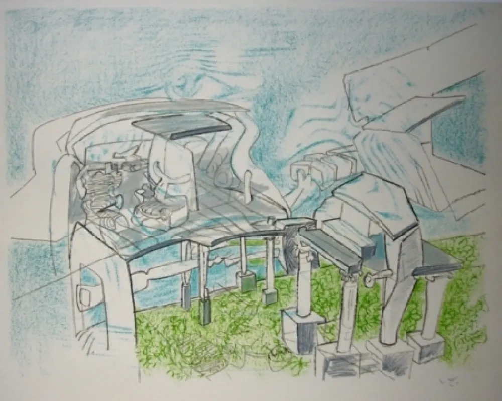 Litografía Matta - Architêtre