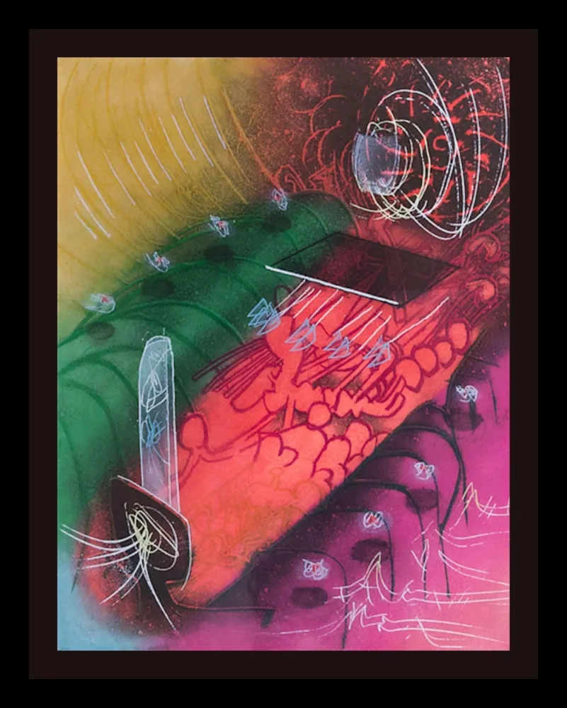 Aguafuerte Y Aguatinta Matta - Attire le gai venin (Une Saison en Enfer)