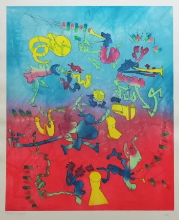 Aguafuerte Y Aguatinta Matta - Bande à Jazz