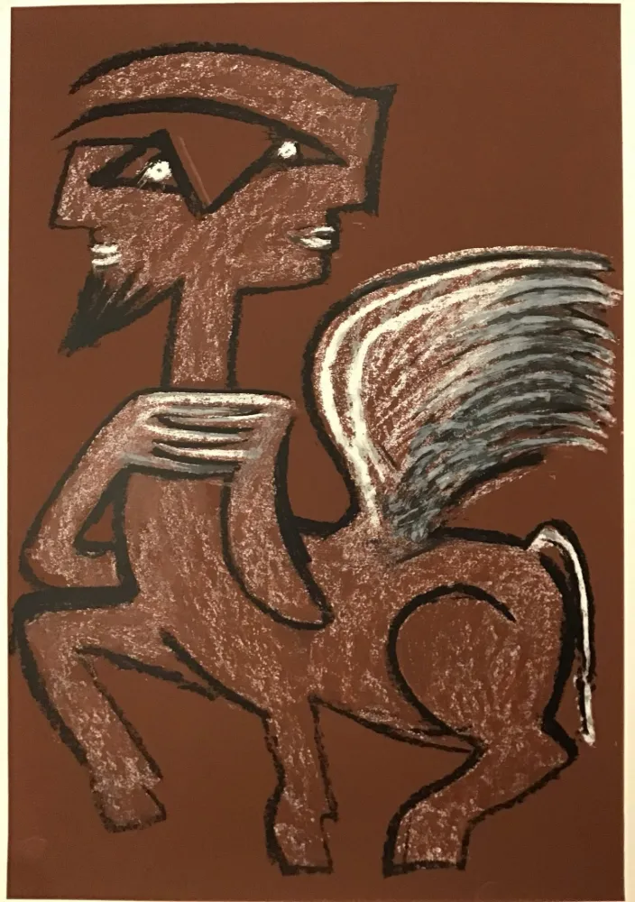 Serigrafía Matta - Centaure hermaphrodite