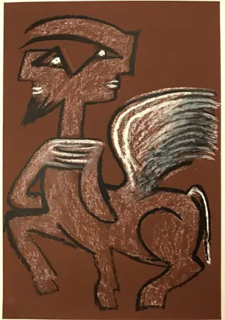 Serigrafía Matta - Centaure hermaphrodite