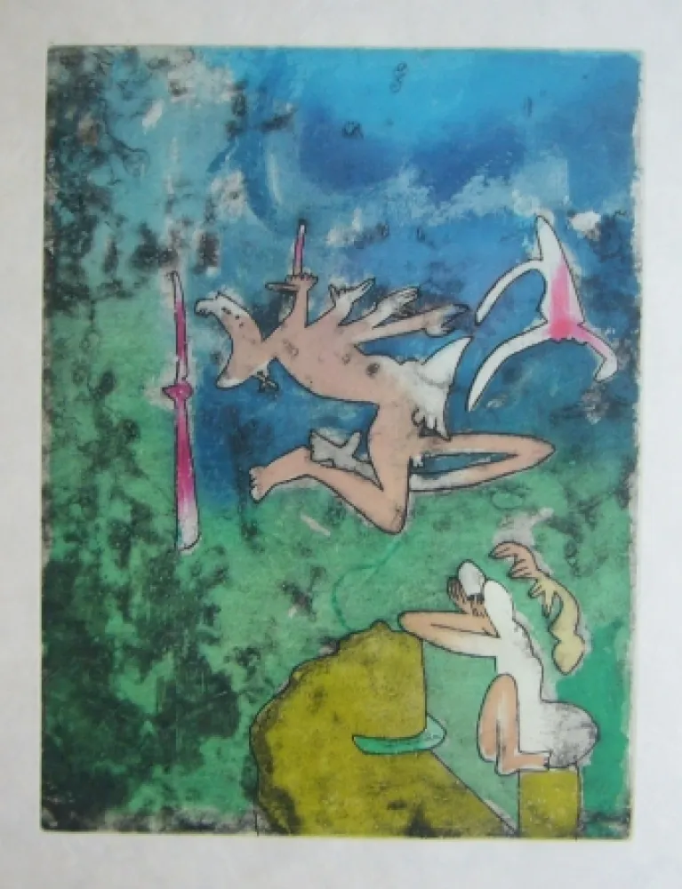 Aguafuerte Y Aguatinta Matta - Centre Noeds I