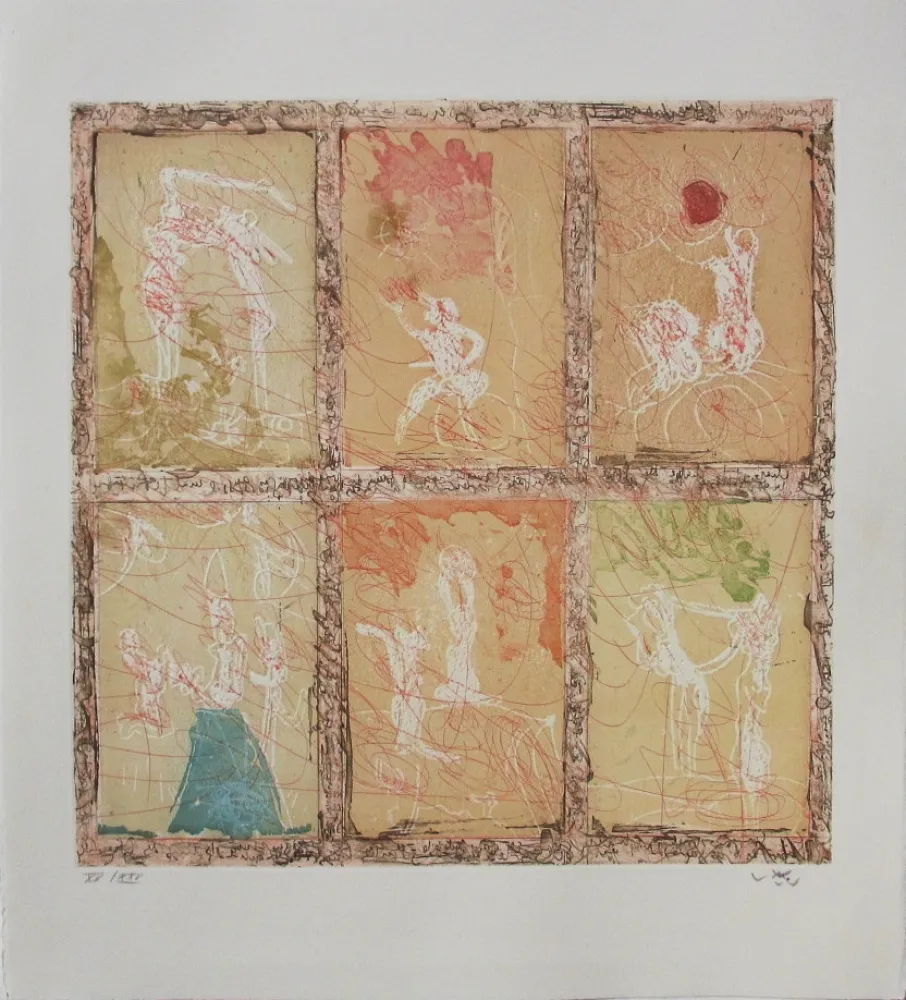 Aguafuerte Y Aguatinta Matta - Chair de rousse