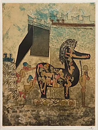 Aguafuerte Y Aguatinta Matta - CHAOSMOS