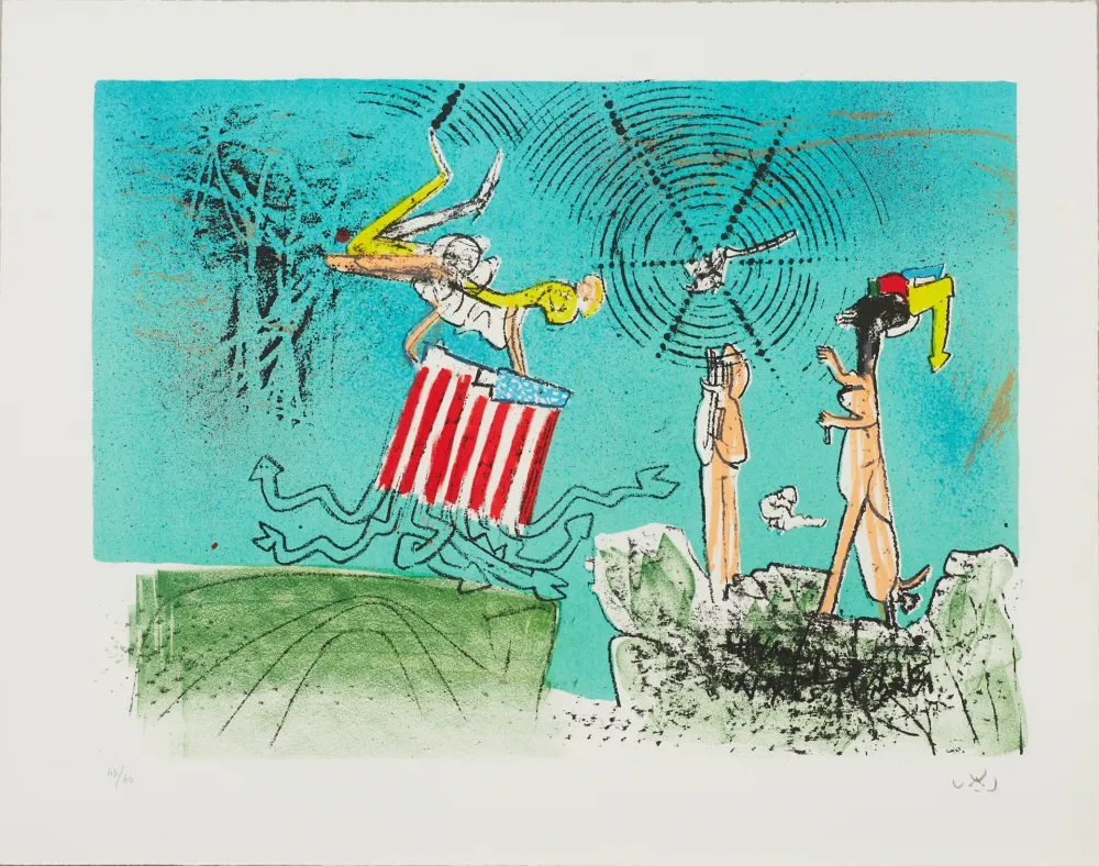 Litografía Matta - Comique Trippe