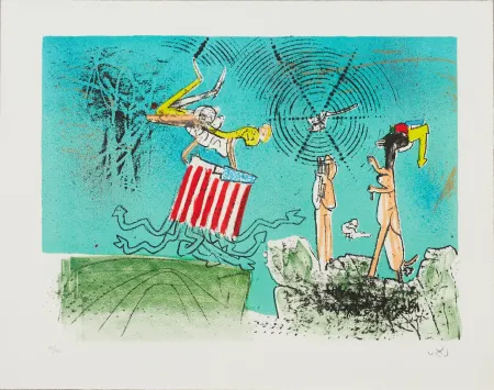 Litografía Matta - Comique Trippe