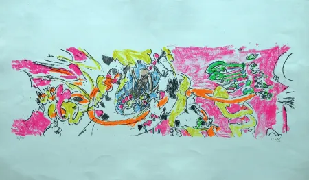 Litografía Matta - Composition 1