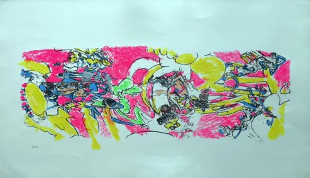 Litografía Matta - Composition 2