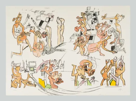 Serigrafía Matta - Composizione