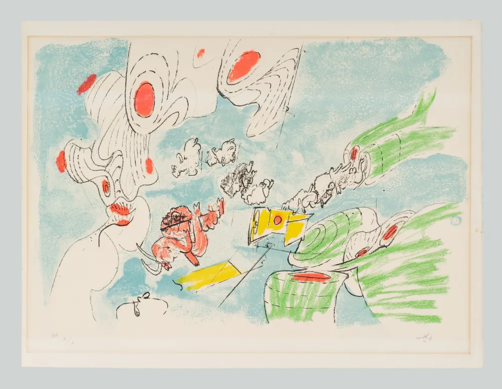 Serigrafía Matta - Composizione