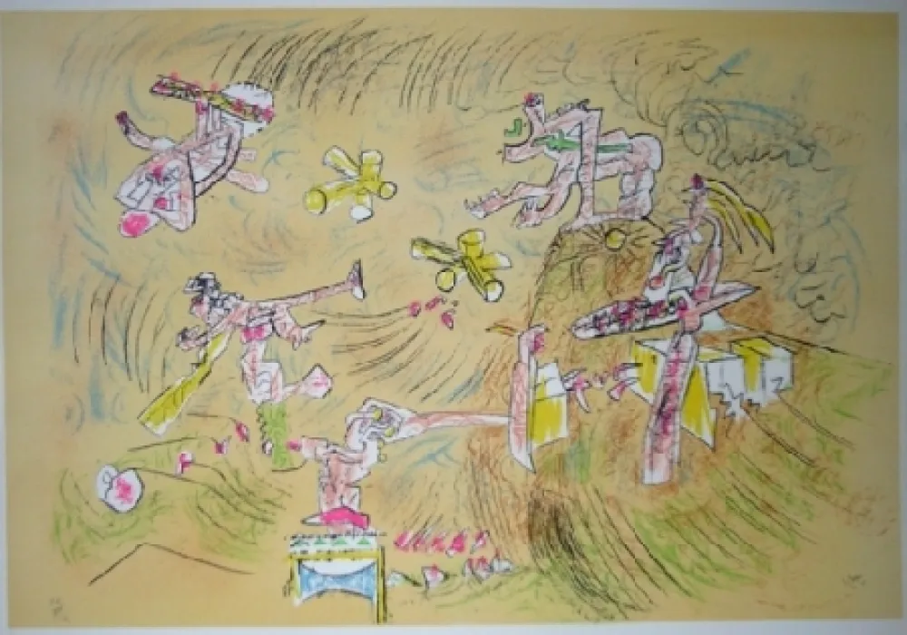 Litografía Matta - Crueaut'elle