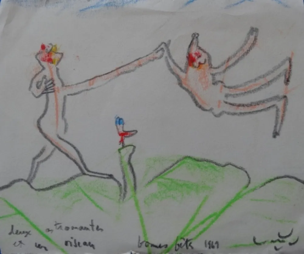 Sin Técnico Matta - Deux astronautes et un oiseau