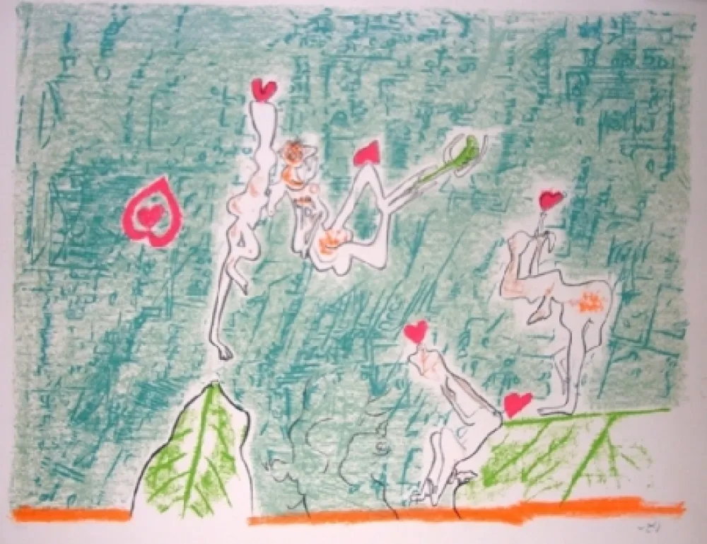 Litografía Matta - Douze heures