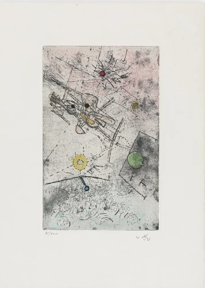 Aguafuerte Y Aguatinta Matta - Droites Libérées