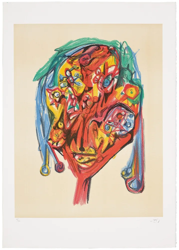 Litografía Matta - D’Yeux