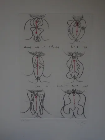 Aguafuerte Y Aguatinta Matta - Epistill et pistelle.