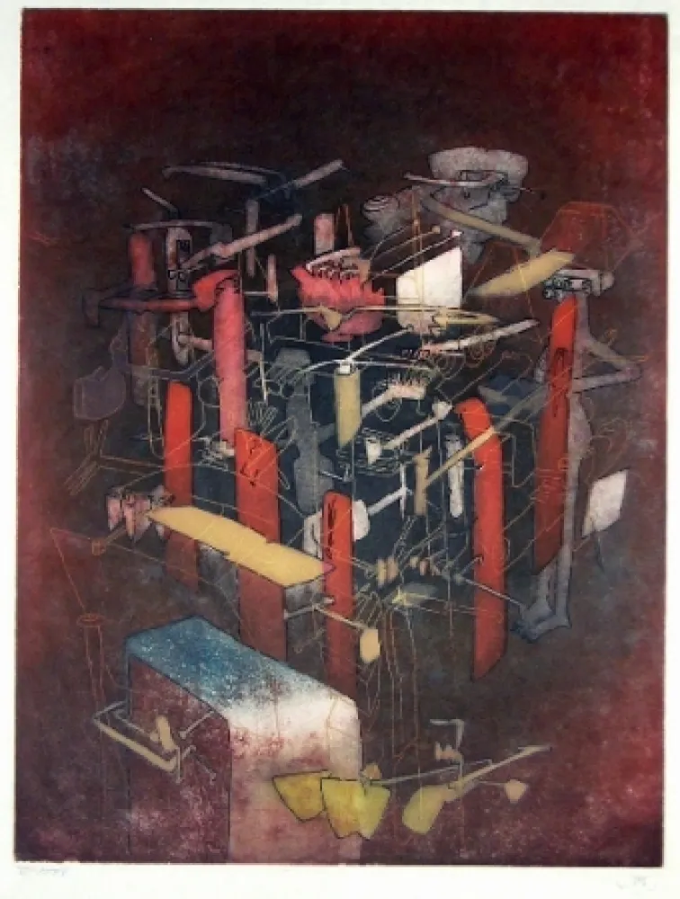 Aguafuerte Y Aguatinta Matta - Etre atout