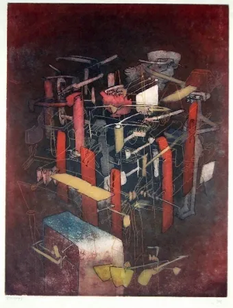 Aguafuerte Y Aguatinta Matta - Etre atout