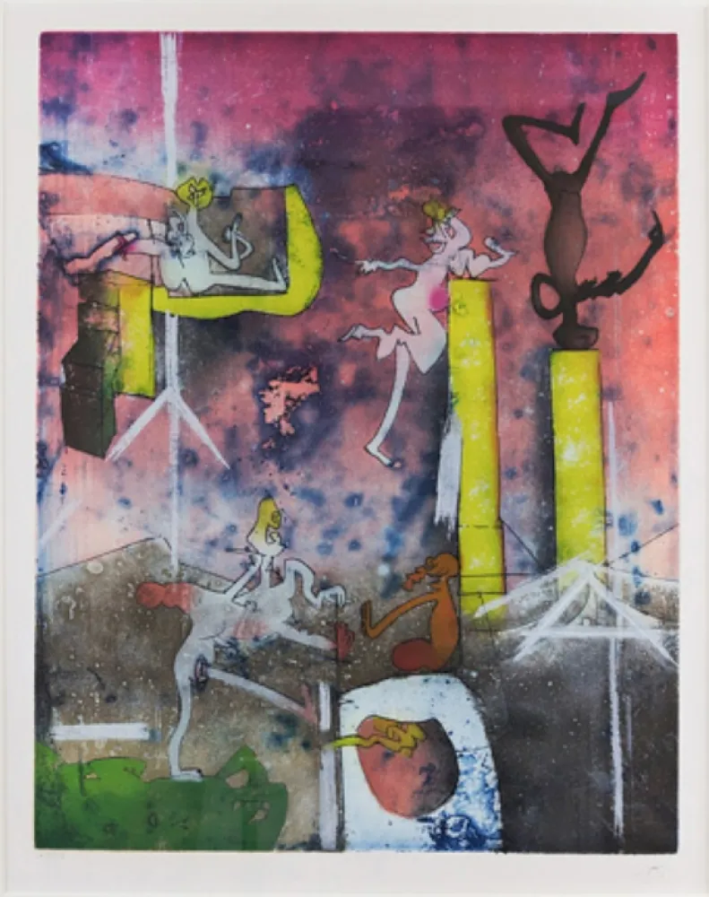 Aguafuerte Y Aguatinta Matta - Etre au monde 