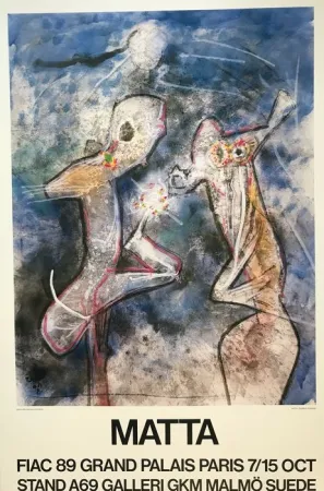 Cartel Matta - Exhibition poster 1989