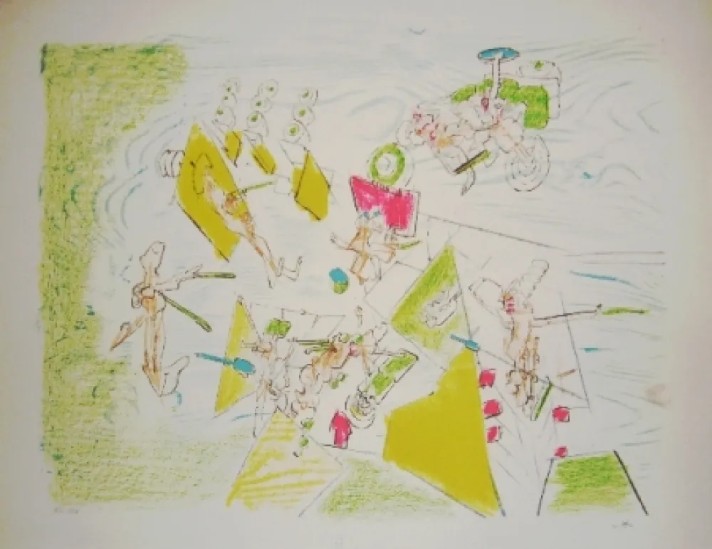 Litografía Matta - Falbala