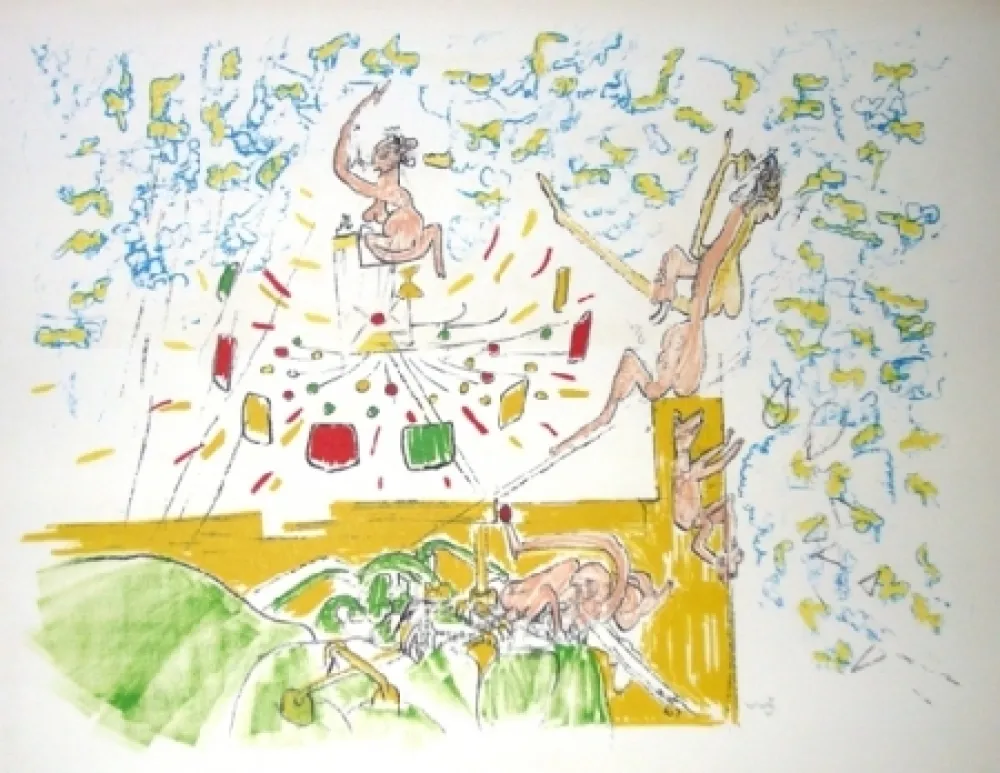 Litografía Matta - Fog Gog Magog