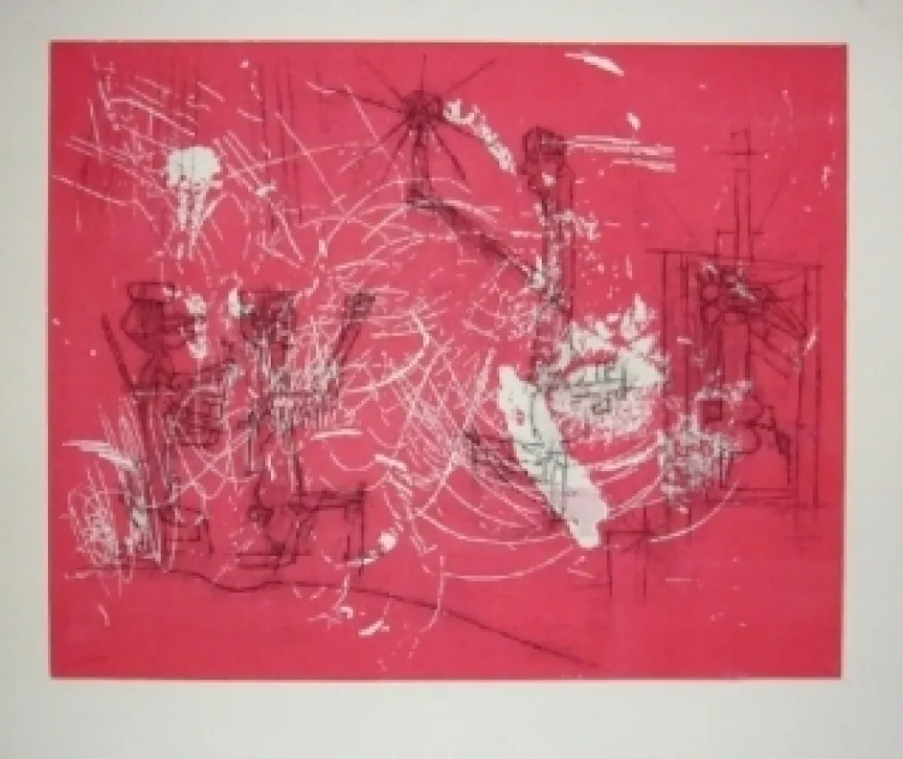 Aguafuerte Y Aguatinta Matta - Franqu-isme