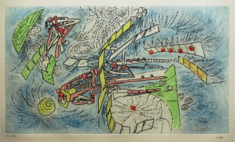 Aguafuerte Y Aguatinta Matta - Frappe le marteau qui frappe