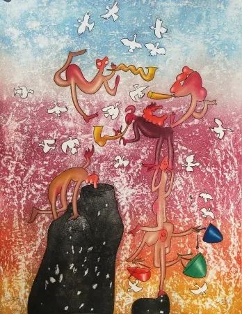 Aguafuerte Y Aguatinta Matta - Grand circus