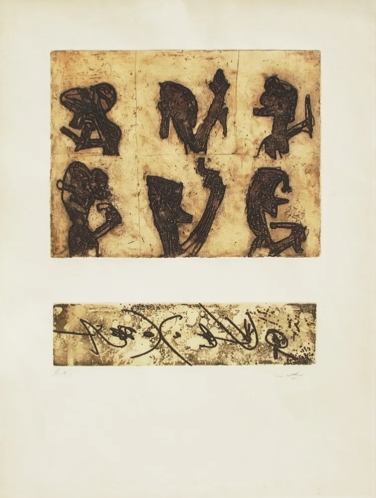 Aguafuerte Y Aguatinta Matta - Herring-Harangue