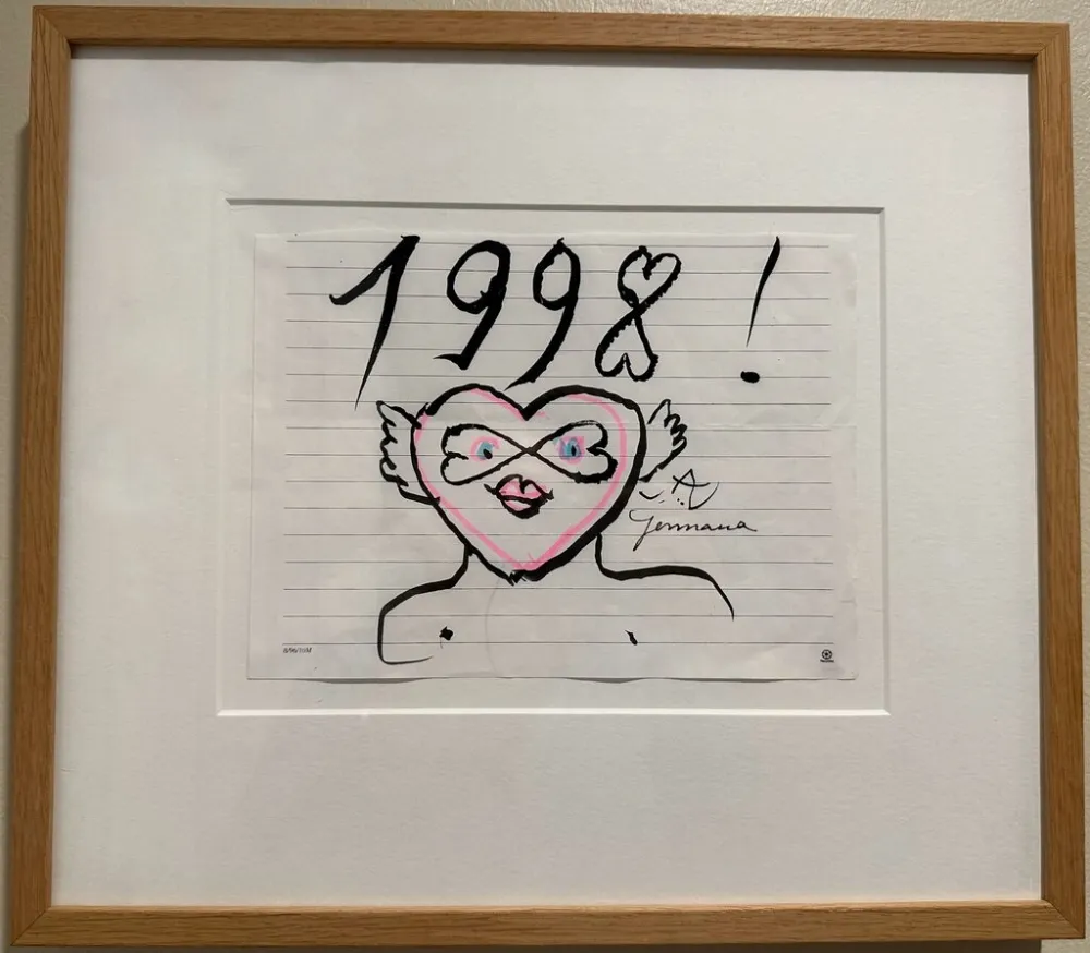 Sin Técnico Matta - Hommage to Germana 1998 Original Drawing