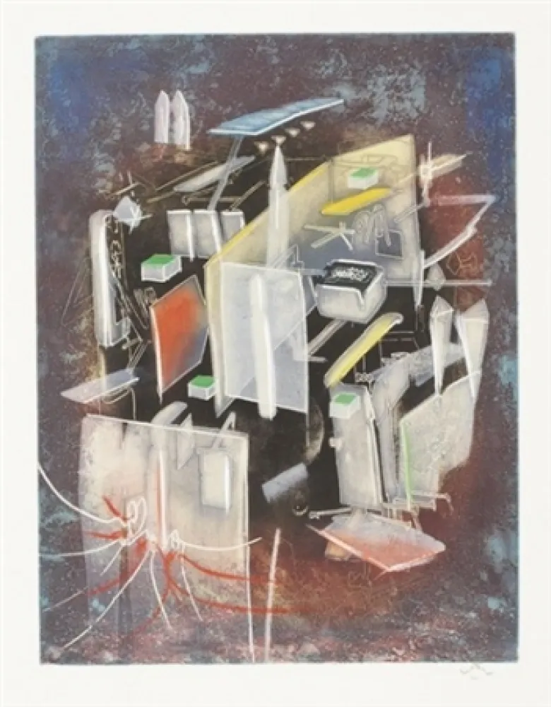 Aguafuerte Y Aguatinta Matta - Hom'mere III, suite complète 