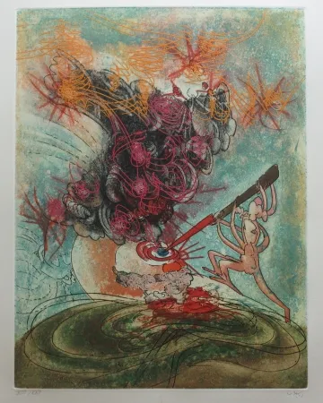 Aguafuerte Y Aguatinta Matta - Hom'mère - L'eautre (Planche 1)