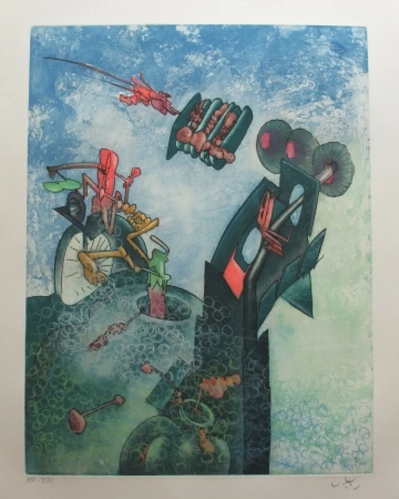 Aguafuerte Y Aguatinta Matta - Hom'mère - L'eautre (Planche 10)