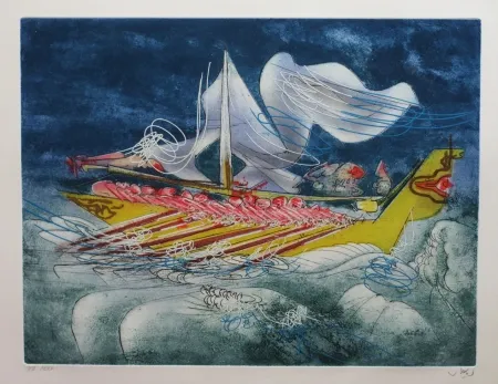 Aguafuerte Y Aguatinta Matta - Hom'mère - L'Eautre (planche 4)