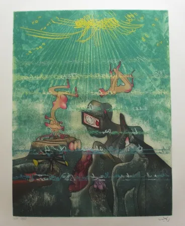 Aguafuerte Y Aguatinta Matta - Hom'mère - L'Eautre (planche 5)