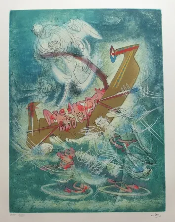 Aguafuerte Y Aguatinta Matta - Hom'mère - L'eautre (Planche 6)