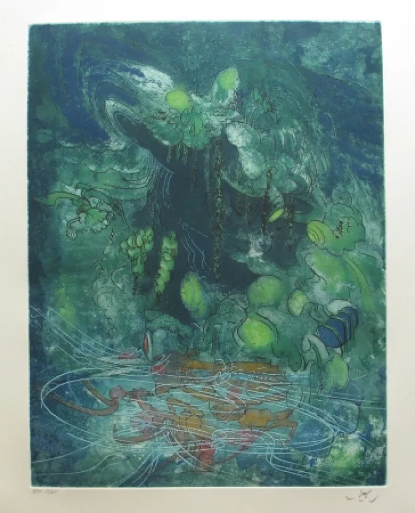 Aguafuerte Y Aguatinta Matta - Hom'mère - L'Eautre (planche 8)