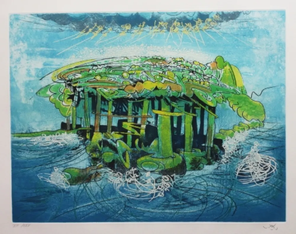 Aguafuerte Y Aguatinta Matta - Hom'mère - L'Eautre (planche 9)