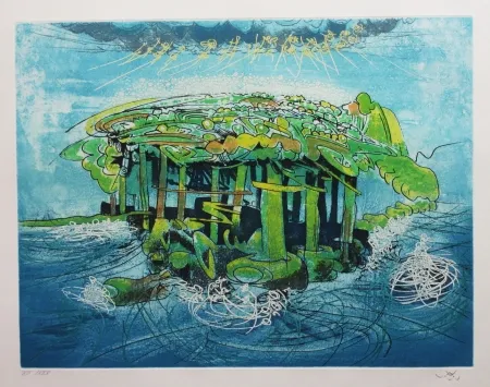 Aguafuerte Y Aguatinta Matta - Hom'mère - L'Eautre (planche 9)