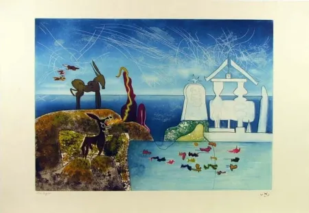 Aguafuerte Y Aguatinta Matta - Hours of the Day Series, 8am