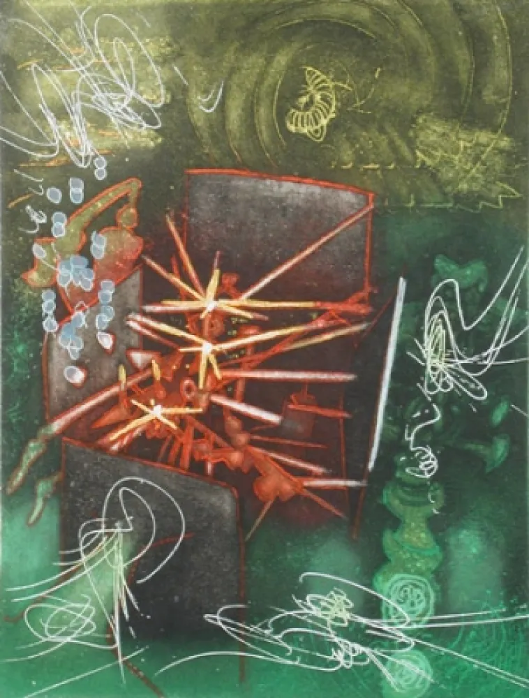 Aguafuerte Y Aguatinta Matta - Je Suis Intact