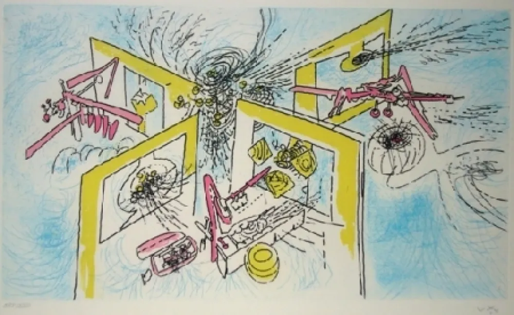 Aguafuerte Y Aguatinta Matta - La grande invariante