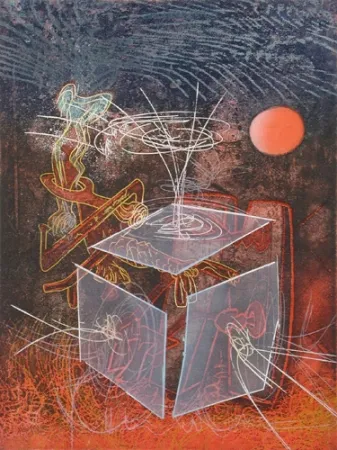 Aguafuerte Y Aguatinta Matta - L'ame est une Couronne