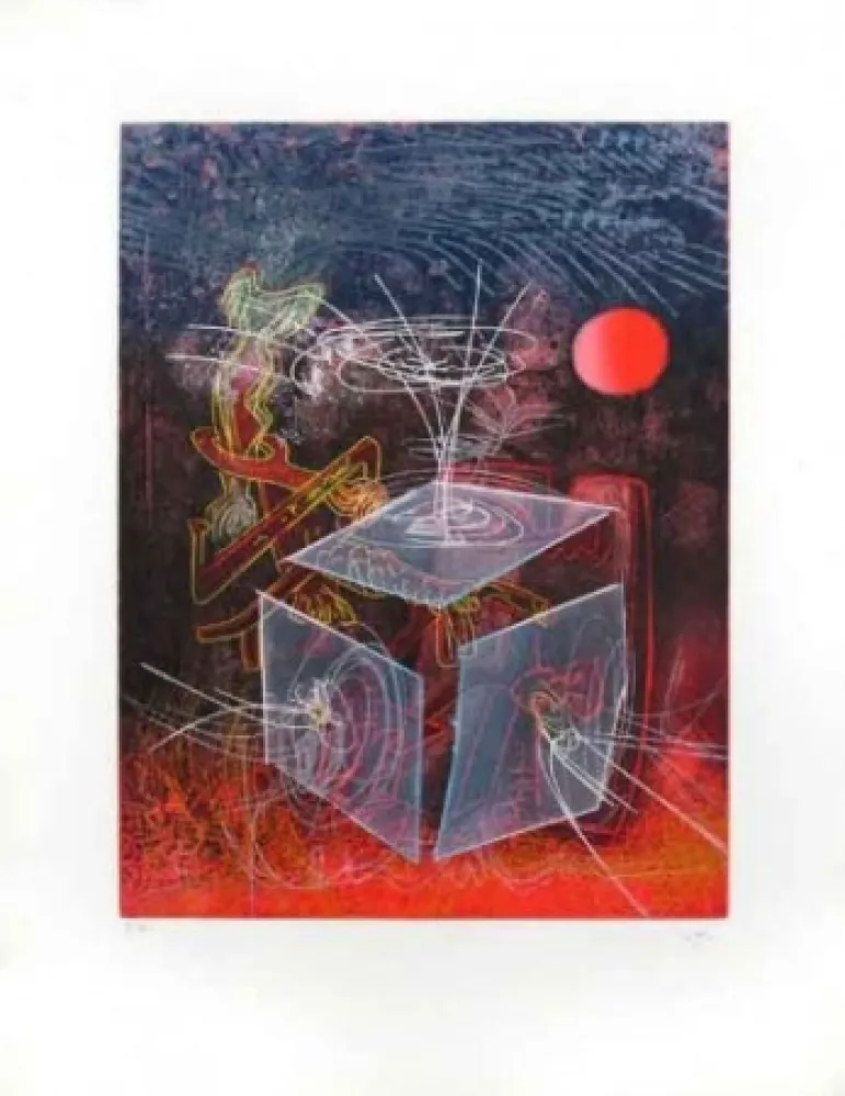 Aguafuerte Matta - L'ame est une inconnue